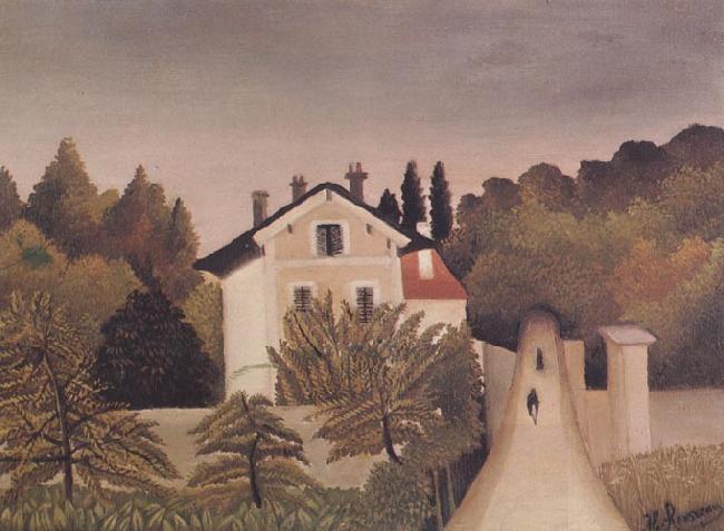 Henri Rousseau Landscape on the Banks of the Oise oil painting picture